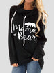 Drawstring Letter Graphic Long Sleeve Hoodie Trandify Deal