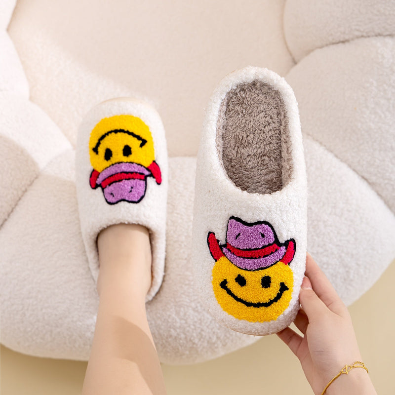Melody Smiley Face Slippers Trandify Deal