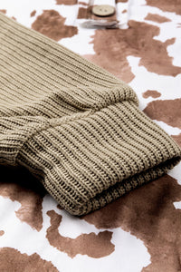 Printed Dropped Shoulder Long Sleeve Blouse Trandify deal