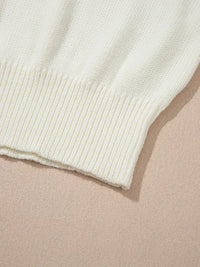 Floral Textured Puff Sleeve Sweater for Women | Trendy Top