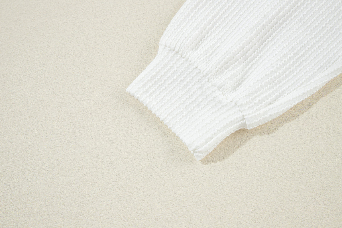 US Flag Corded Long Sleeve Sweatshirt Trandify Deal