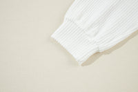 US Flag Corded Long Sleeve Sweatshirt Trandify Deal