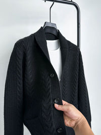 Soft Chunky Knit Cardigan for Men – Cozy Casual Layering Piece