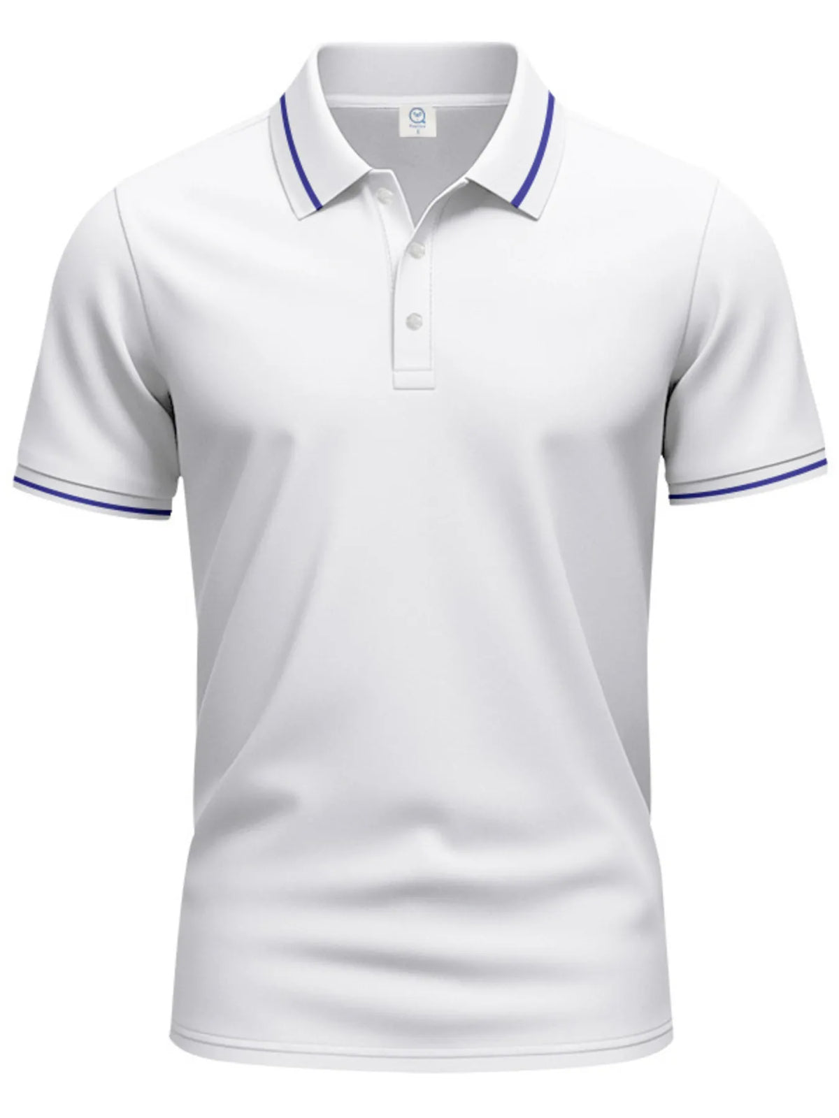 Plus size men’s collared polo – moisture-wicking fabric for golf & casual wear