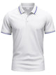 Plus size men’s collared polo – moisture-wicking fabric for golf & casual wear