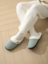 Horn Buckle Furry Texture Flat Slippers Trandify Deal