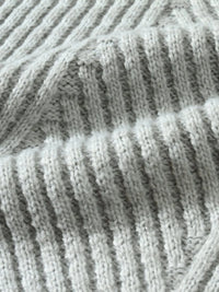 Men's Plus Size Ribbed Turtleneck Sweater – Warm Winter Fashion