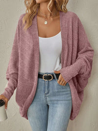 Oversized Open Front Cardigan for Women - Cozy Knit
