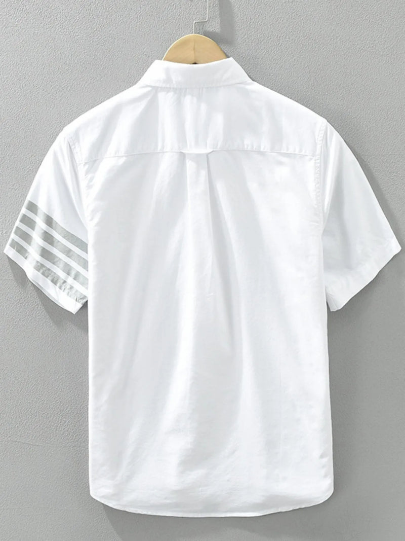 Men’s Plus Size Short Sleeve Button-Up Shirt – Big & Tall Hawaiian Summer Shirt – Casual & Formal Wear