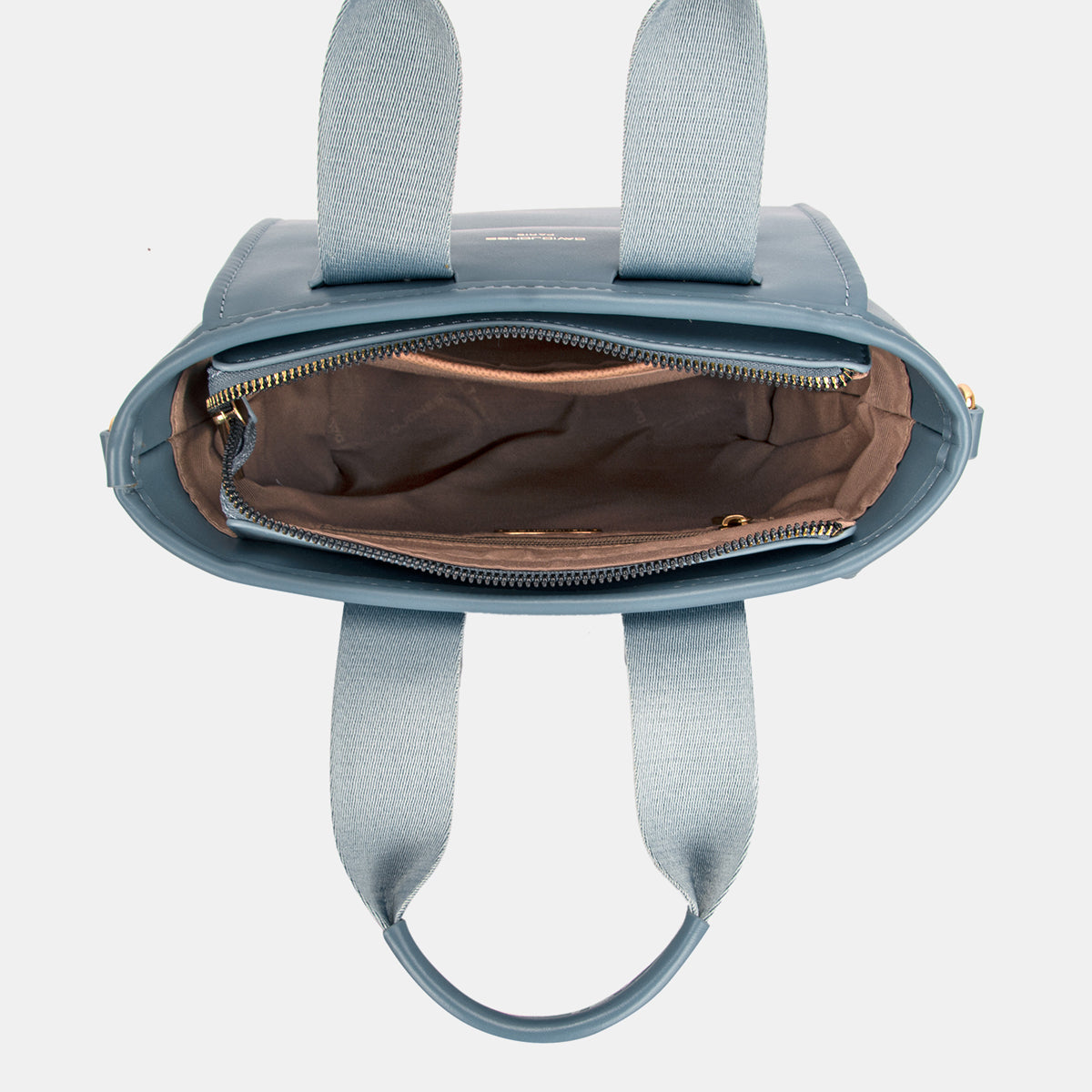 David Jones Small Handbag with Embossed Pattern Handles Trandify Deal