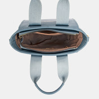 David Jones Small Handbag with Embossed Pattern Handles Trandify Deal