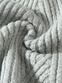 Men's Plus Size Ribbed Turtleneck Sweater – Warm Winter Fashion