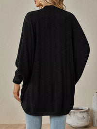 Oversized Open Front Cardigan for Women - Cozy Knit