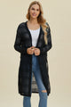 Double Take Full Size Open Front Longline Cardigan Trandify deal