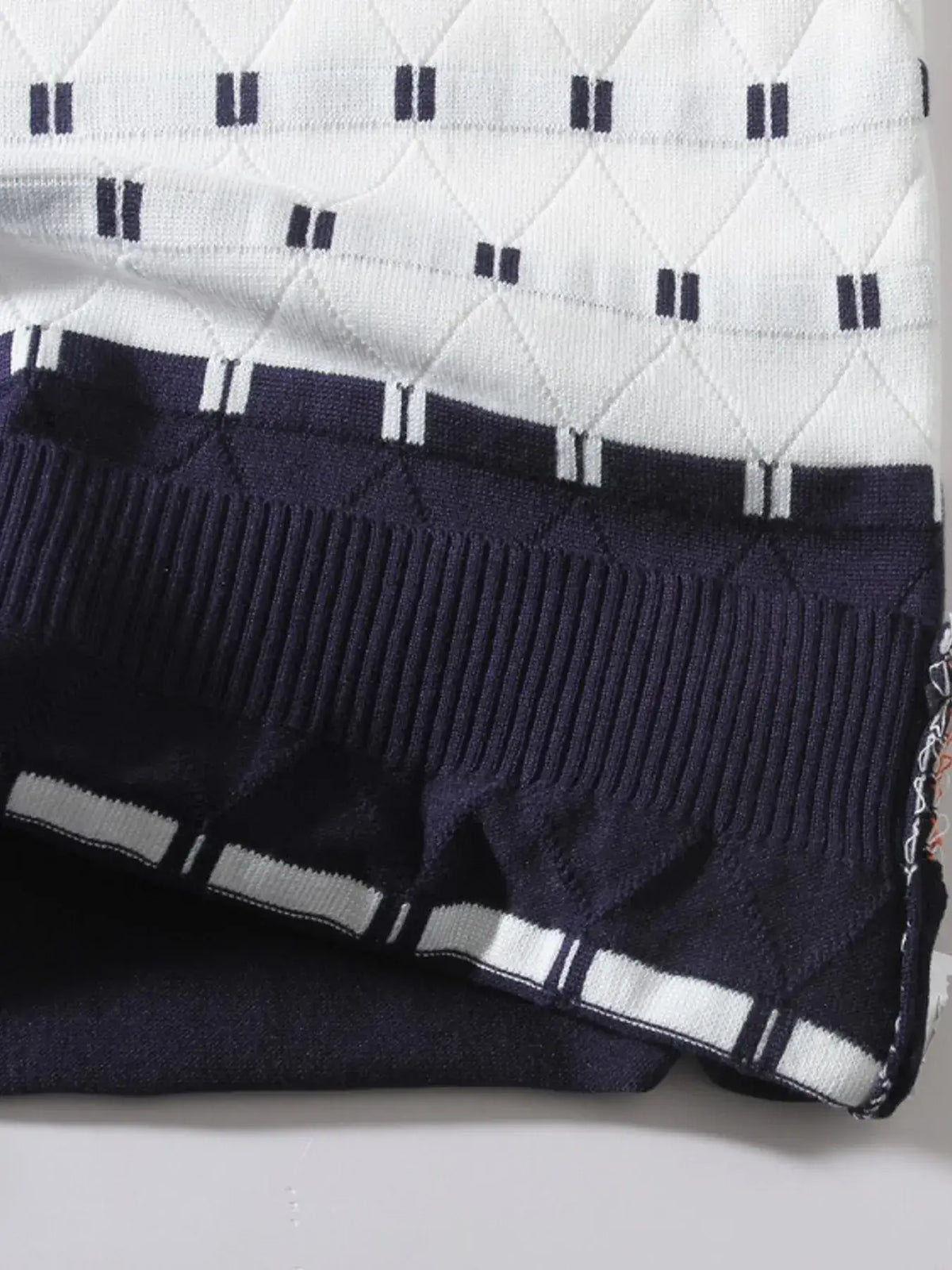 Winter knit sweater for men, breathable lightweight top, layering essential