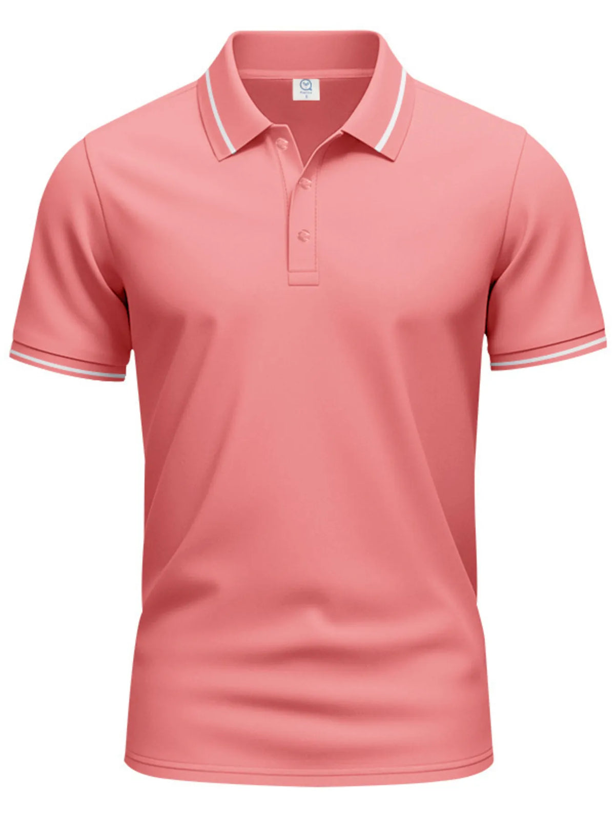 Plus size men’s collared polo – moisture-wicking fabric for golf & casual wear
