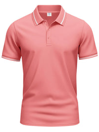 Plus size men’s collared polo – moisture-wicking fabric for golf & casual wear