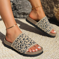 Leopard Open Toe Sandals Trandify Deal