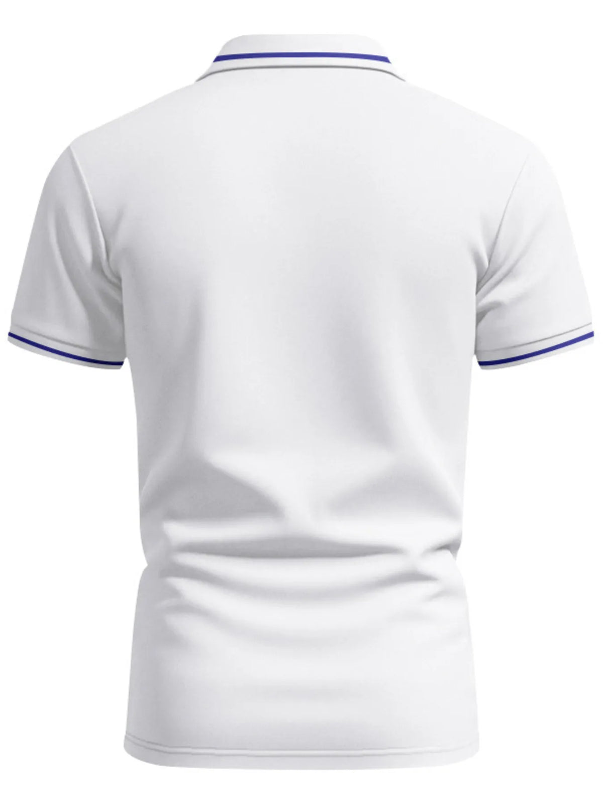 Plus size men’s collared polo – moisture-wicking fabric for golf & casual wear