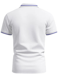 Plus size men’s collared polo – moisture-wicking fabric for golf & casual wear