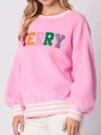 Rhinestone Christmas Sweatshirt - Iced Out Holiday Pullover
