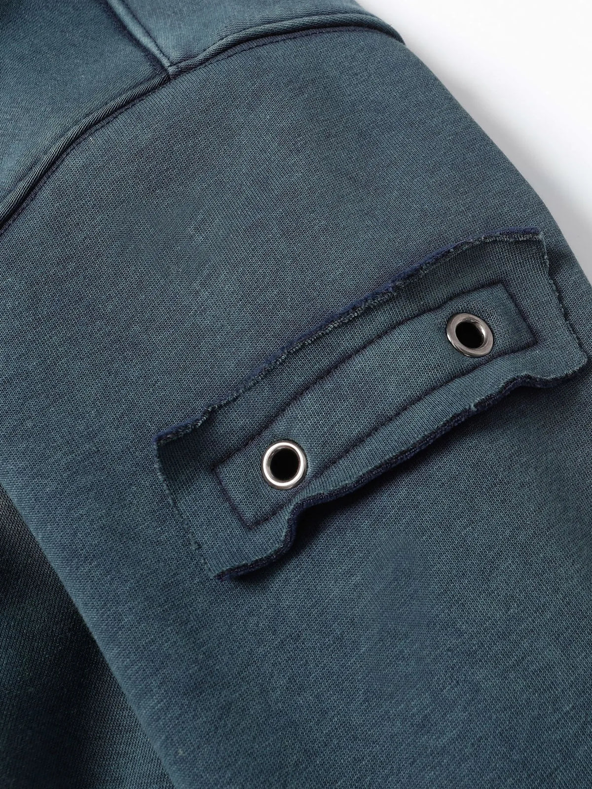 Men’s Distressed Zip-Up Hoodie – Soft Washed Cotton Streetwear Pullover