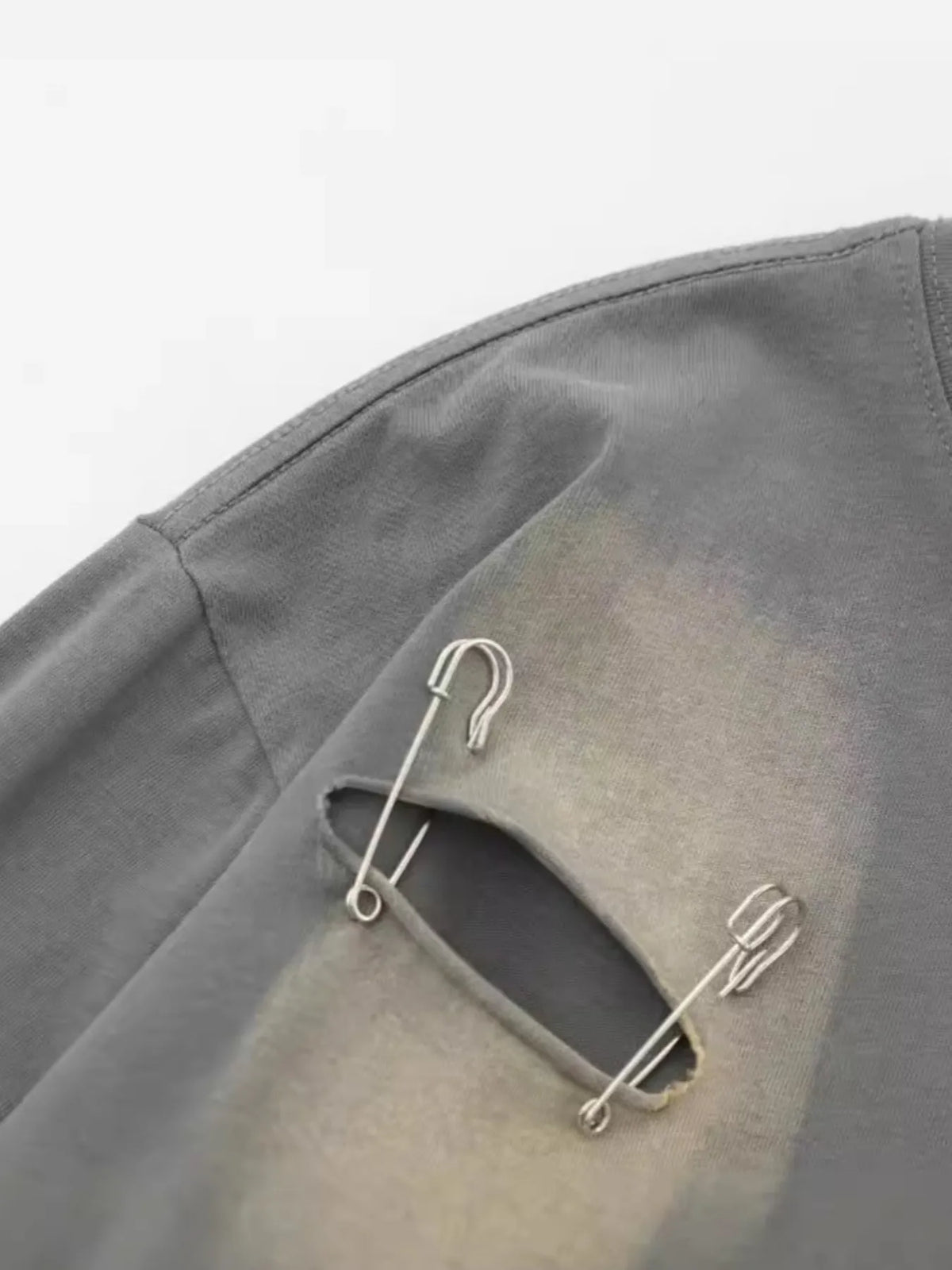 Men’s Distressed Vintage Tee – Soft Long Sleeve Crewneck | Free Shipping