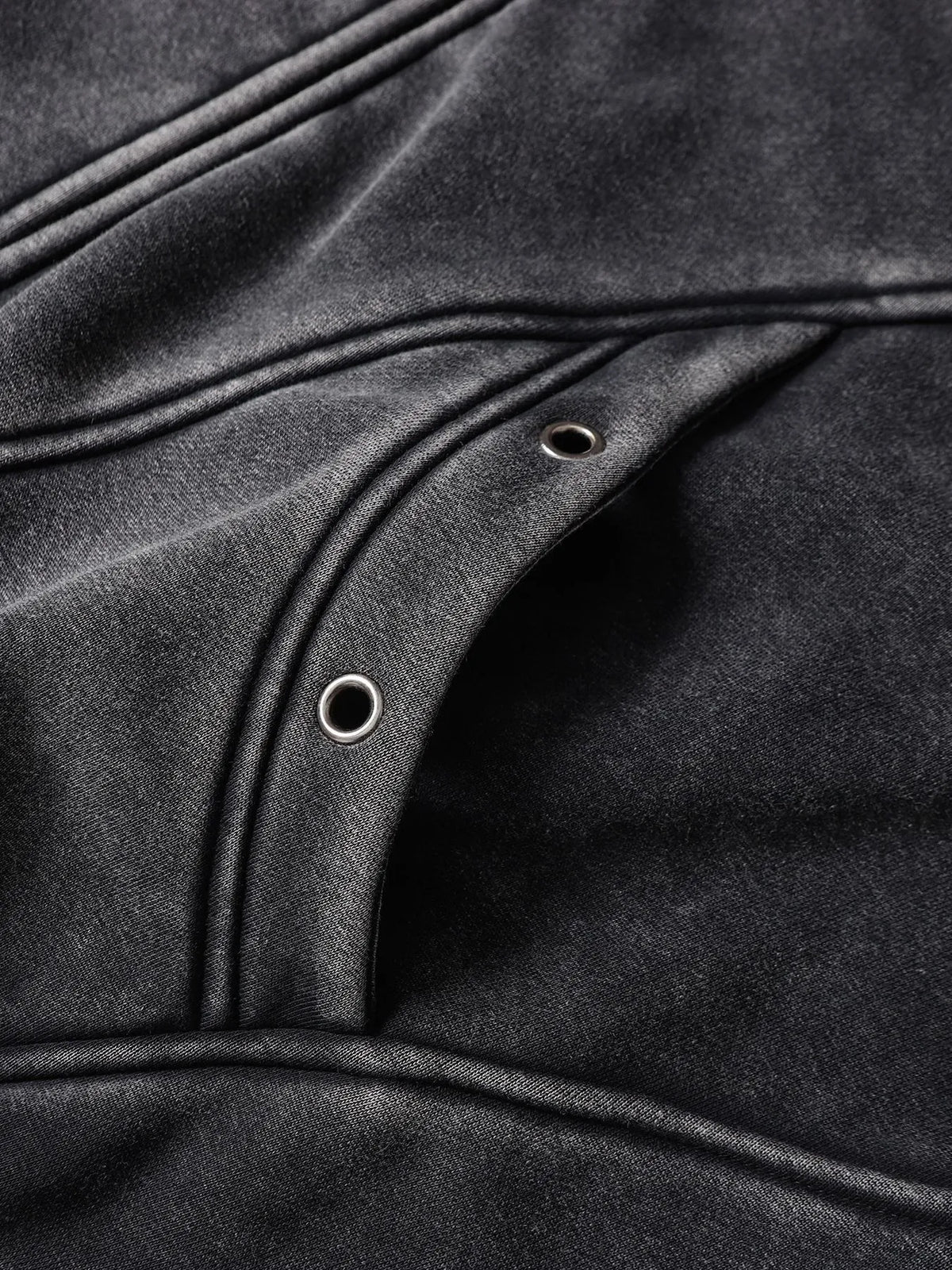 Men’s Distressed Zip-Up Hoodie – Soft Washed Cotton Streetwear Pullover