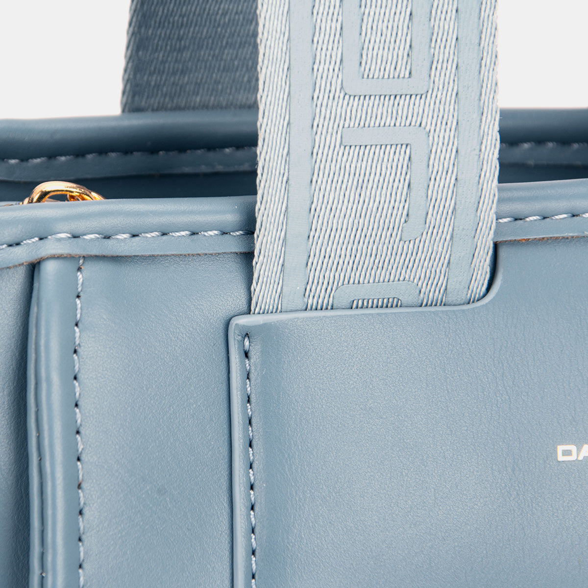 David Jones Small Handbag with Embossed Pattern Handles Trandify Deal
