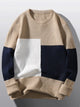 Men’s Plus Size Color Block Sweater – Regular Fit, Affordable Price, Free Shipping