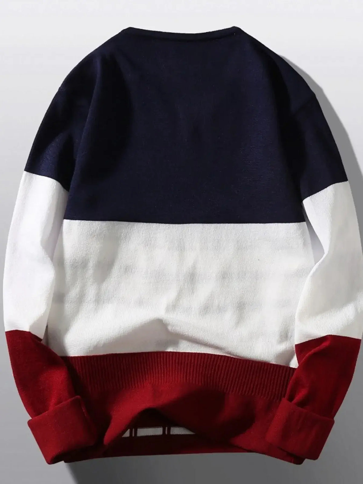 Winter knit sweater for men, breathable lightweight top, layering essential