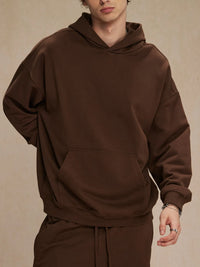 Men's oversized hoodie with kangaroo pocket – cozy long sleeve pullover for streetwear
