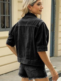 Comfortable Oversized Denim Jacket for Plus Size - Layered Look