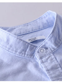 Plus size men’s button-up long sleeve shirt in slim fit for office and casual wear