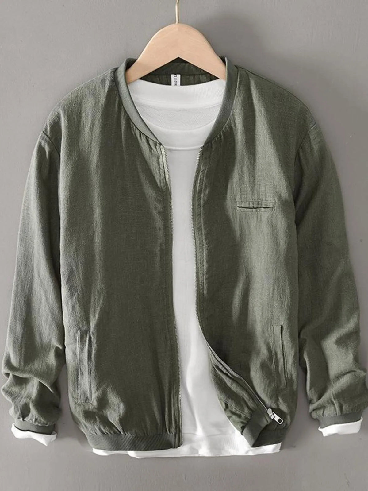 Men’s Plus Size Zip-Up Hoodie Jacket for Big & Tall – Lightweight Long Sleeve Casual Outerwear