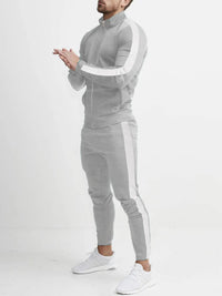 Plus Size Men’s Gym Outfit – Breathable Tracksuit for Running & Lounge Wear