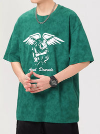 Men's Plus Size Graphic T-Shirt | 100% Cotton Oversized Tee