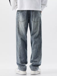 Men's Relaxed Fit Jeans | Washed Comfort & Style