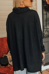 Valentine’s Day Heart Patched Turtleneck Long Sleeve Top Trandify Deal