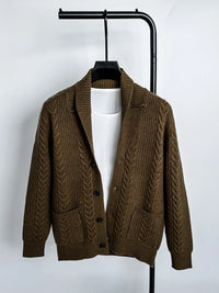 Soft Chunky Knit Cardigan for Men – Cozy Casual Layering Piece