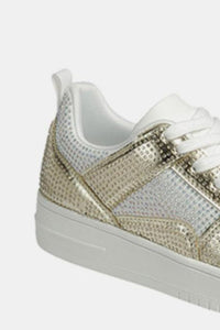 Forever Link Rhinestone Platform Flat Sneakers Trandify Deal