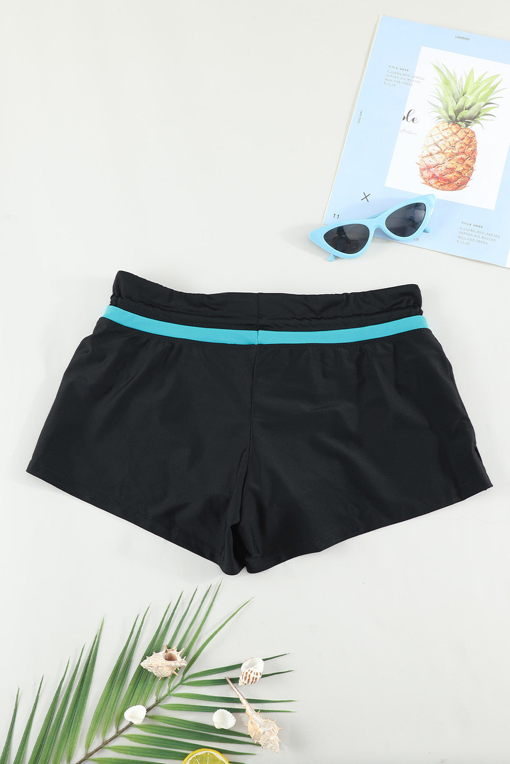 Full Size Drawstring Swim Shorts Trandify deal