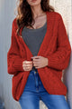 Cable-Knit Open Front Cardigan Trandify Deal