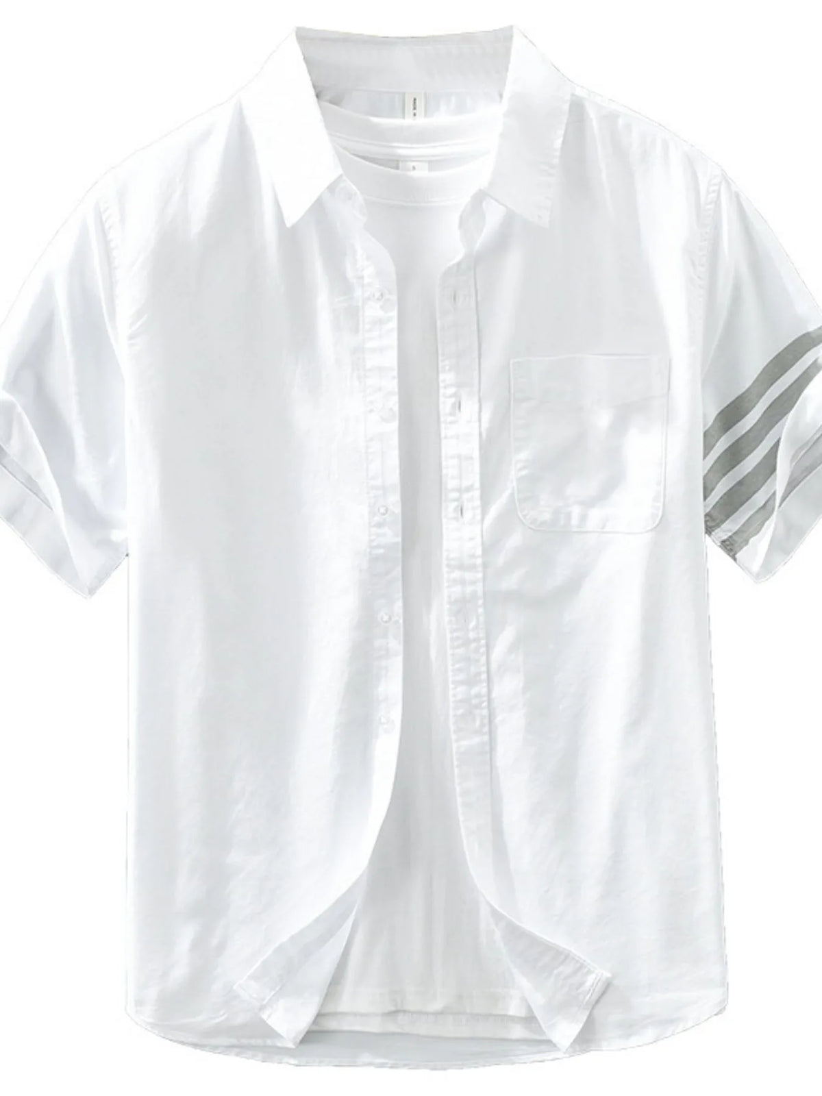 Men’s Plus Size Short Sleeve Button-Up Shirt – Big & Tall Hawaiian Summer Shirt – Casual & Formal Wear