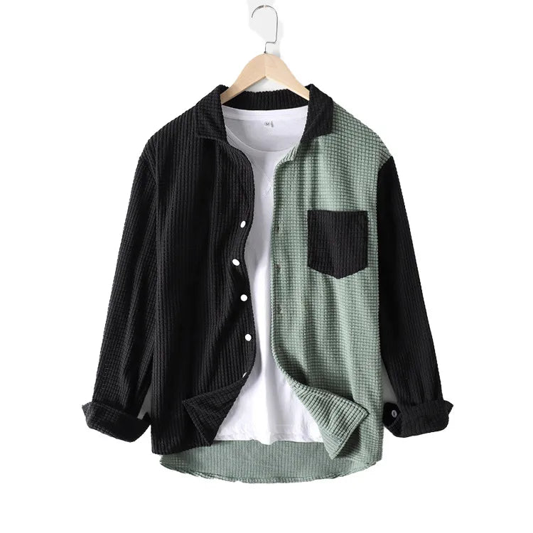 Casual men’s plaid shirt – soft cotton blend for comfort and style