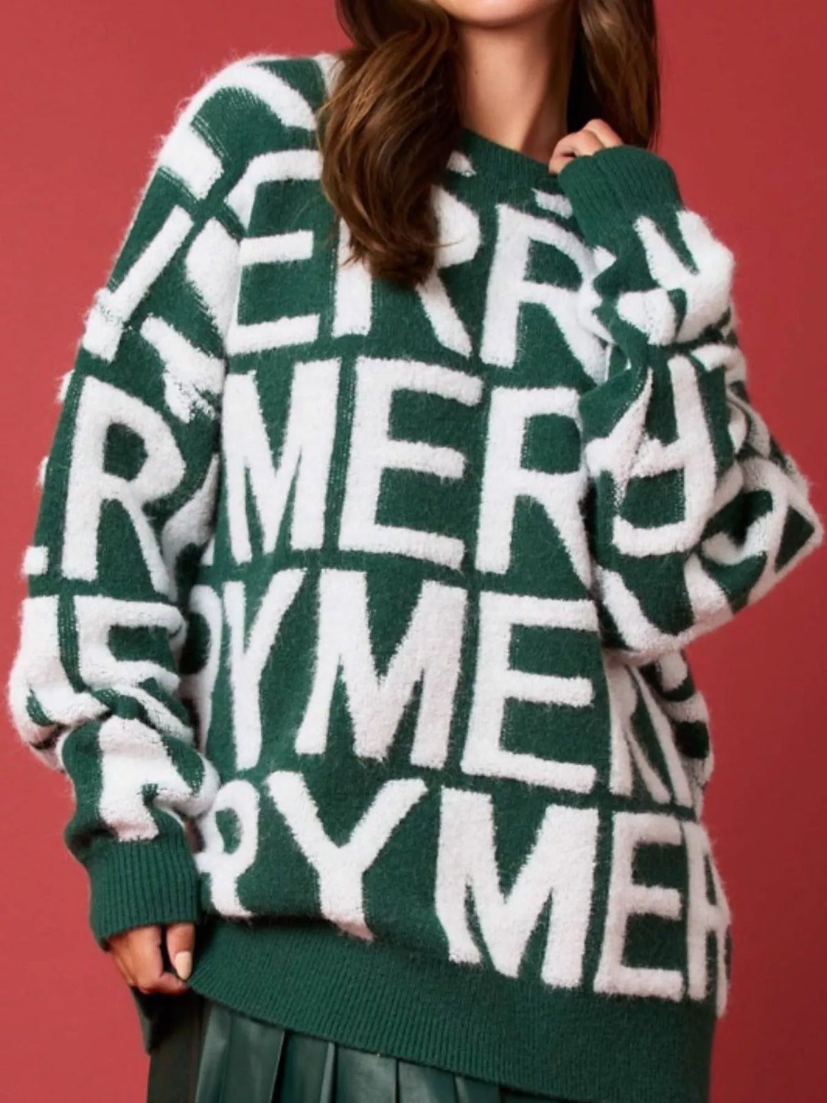 Women's Ugly Christmas Sweater | Oversized Festive Holiday Pullover