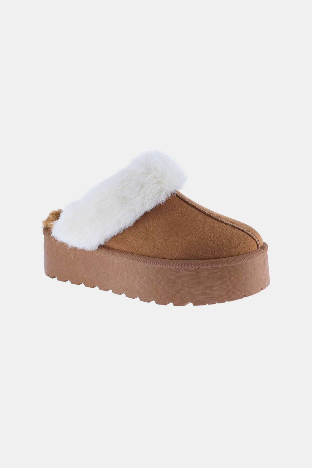 Weeboo Thick Bottom Fur Trim Snow Slippers Trandify Deal
