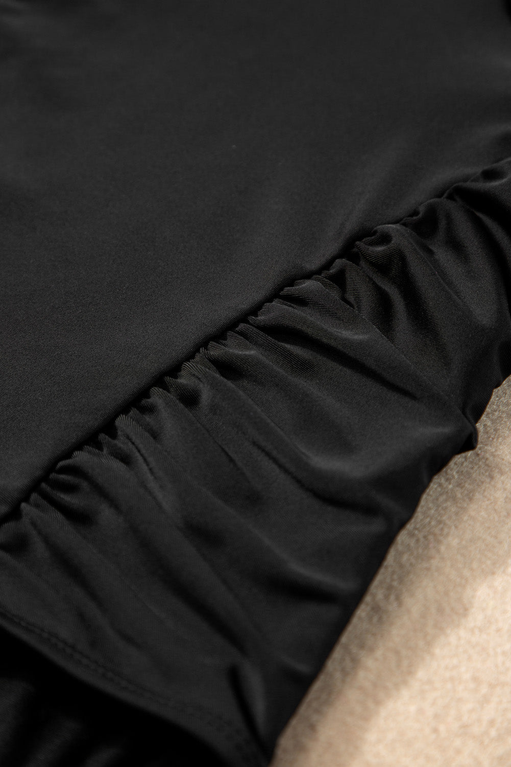 Full Size Ruched V-Neck One-Piece Swimwear Trandify deal