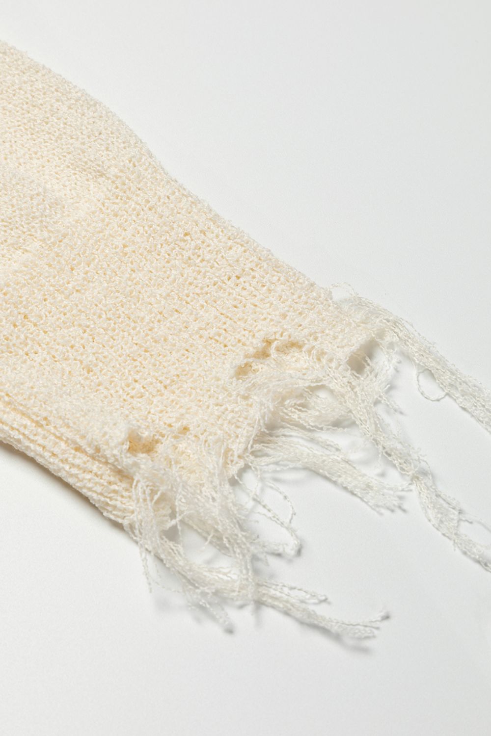 Contrast Star Raw Hem Long Sleeve Knit Top Trandify deal