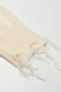 Contrast Star Raw Hem Long Sleeve Knit Top Trandify deal